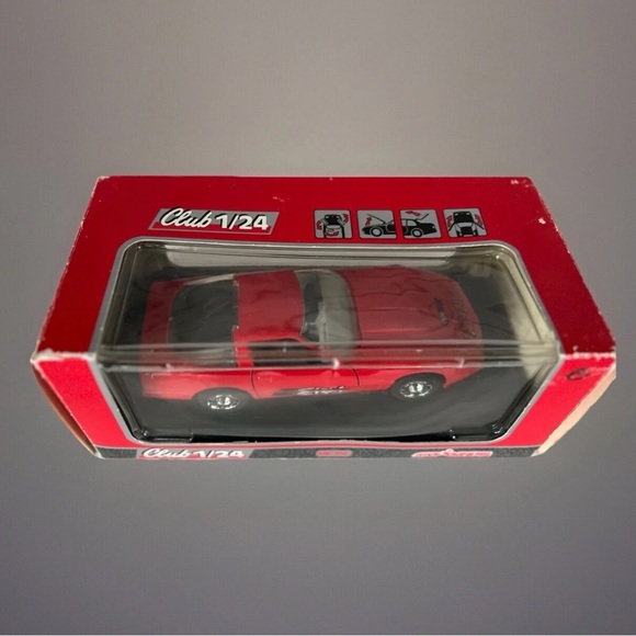 Majorette Club 1/24 Scale Red Chevrolet Corvette ZR-1 USA-1 Plates. Original Box - Picture 5 of 8